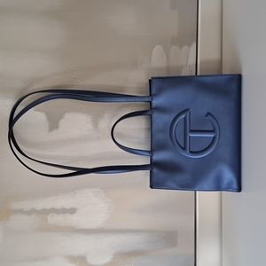 Telfair Medium Cobalt Shopping Bag